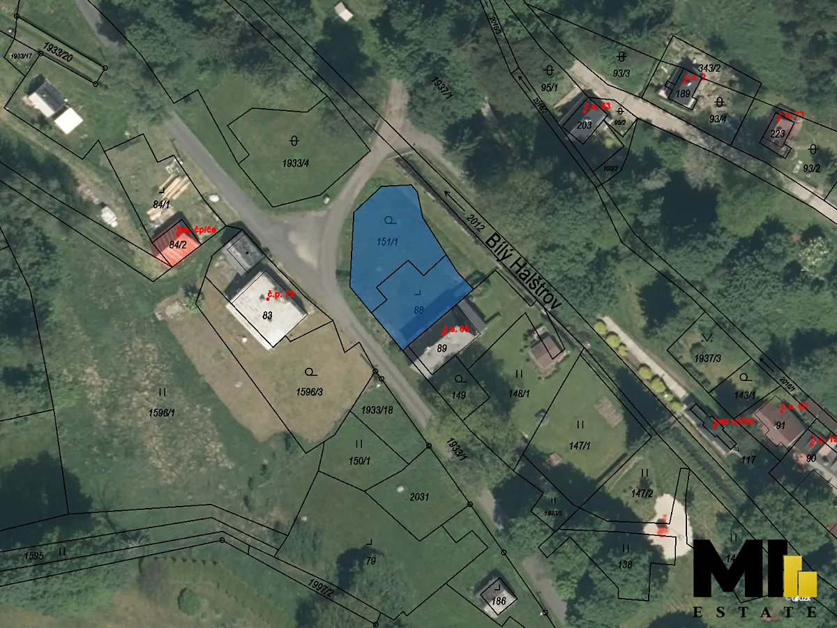 Prodej stavebního pozemku 637 m²